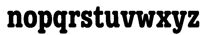 Brickhaus Font LOWERCASE