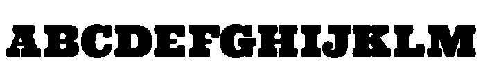 Brickline Display Font UPPERCASE
