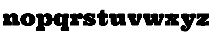 Brickline Display Font LOWERCASE