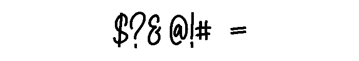 Brickline Font OTHER CHARS