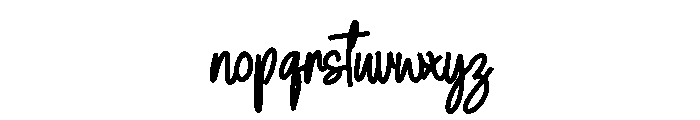 Brickline Font LOWERCASE