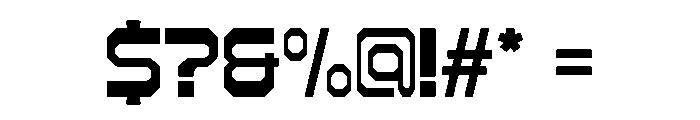 Brickto Regular Font OTHER CHARS