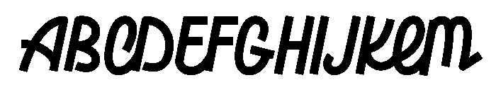 Bricola Font UPPERCASE