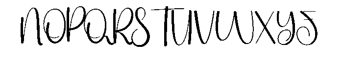 Bridalday Font UPPERCASE
