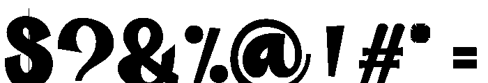 Bride Charm Regular Font OTHER CHARS