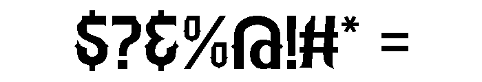 Bride Kings Font OTHER CHARS
