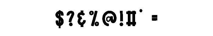 Bride Moon Font OTHER CHARS