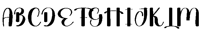 Bride Squad Font UPPERCASE