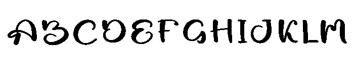 Bride Writing Font UPPERCASE