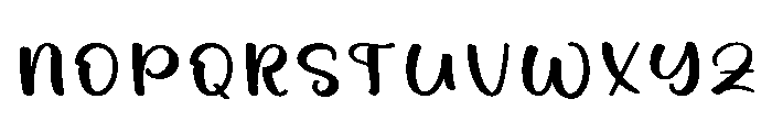 Bride Writing Font UPPERCASE