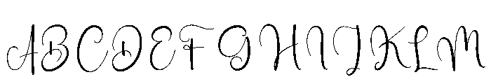 Brides Vintage Font UPPERCASE