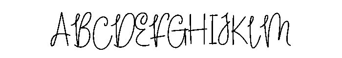 Bridesmides Font UPPERCASE