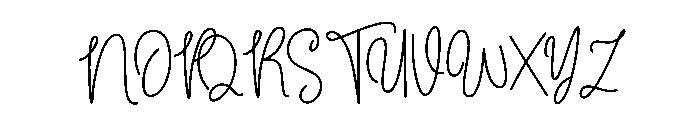 Bridesmides Font UPPERCASE