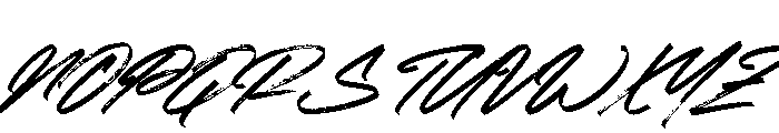Bridge Side Italic Font UPPERCASE