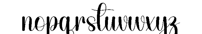 Bridge Valentines Font LOWERCASE