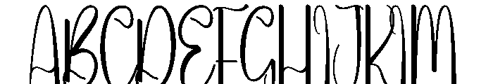 Bridged Sky Font UPPERCASE