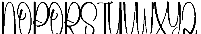 Bridged Sky Font UPPERCASE