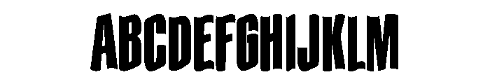Bridgwell Font UPPERCASE