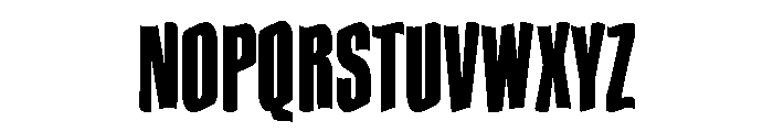 Bridgwell Font UPPERCASE