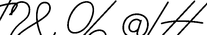 BridneyHallway-Regular Font OTHER CHARS