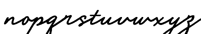 BridneyHallway-Regular Font LOWERCASE