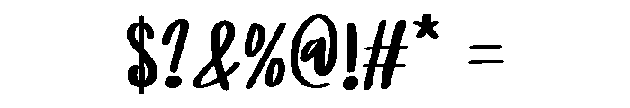 Briella Qonita Font OTHER CHARS