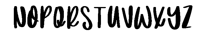 Briella Qonita Font UPPERCASE