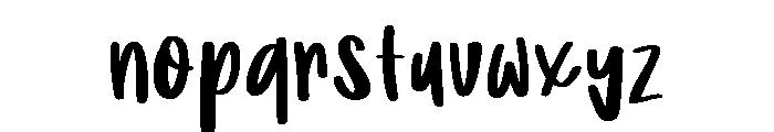 Briella Qonita Font LOWERCASE