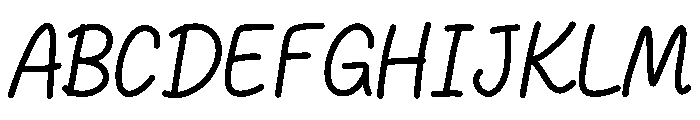 BriellebaScript Font UPPERCASE