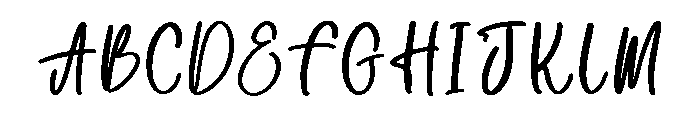 Brielleza Font UPPERCASE