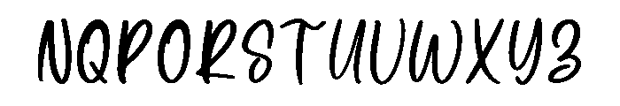 Brielleza Font UPPERCASE