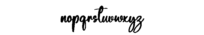 Brielleza Font LOWERCASE