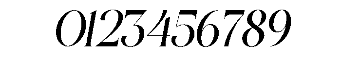 Brigata Italic Font OTHER CHARS