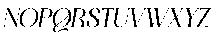 Brigata Italic Font UPPERCASE