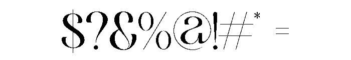 Brigata Regular Font OTHER CHARS