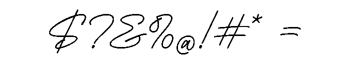 Brigeston Signature Font OTHER CHARS