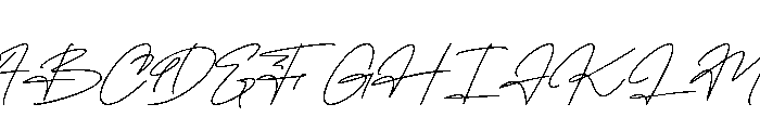 Brigeston Signature Font UPPERCASE