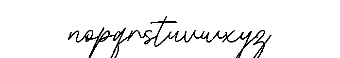 Brigeston Signature Font LOWERCASE
