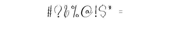 Brighside Font OTHER CHARS