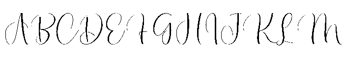 Brighside Font UPPERCASE