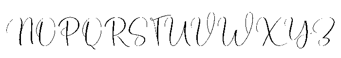 Brighside Font UPPERCASE