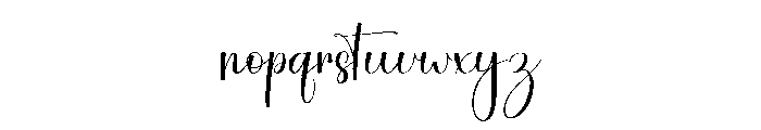 Brighside Font LOWERCASE