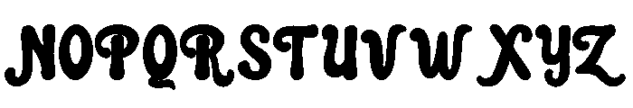 Bright Angalica Font UPPERCASE