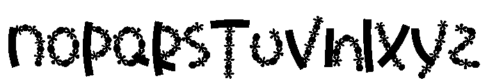 Bright Beach Font LOWERCASE