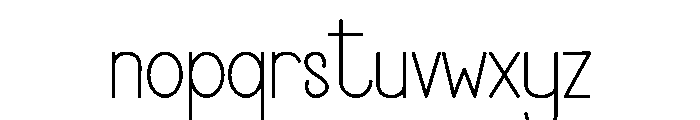 Bright Brother Font LOWERCASE