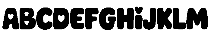 Bright Bubbly Font UPPERCASE