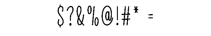 Bright Crayons Font OTHER CHARS