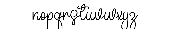 Bright Crayons Font LOWERCASE