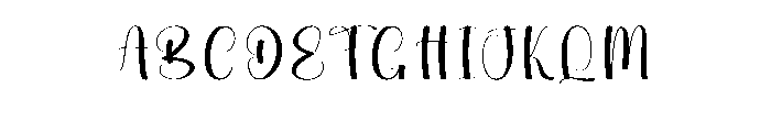 Bright Darling Font UPPERCASE