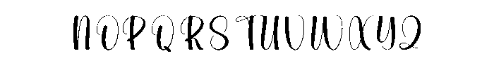 Bright Darling Font UPPERCASE